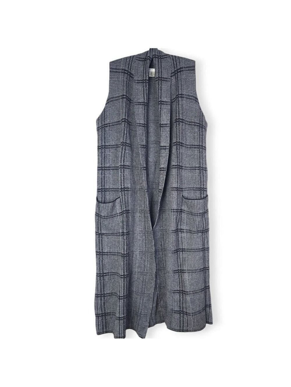 Max Studio Sweater Vest Duster size Large